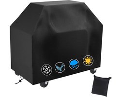Scheurvaste 420D grillhoes afdekzeil gasbarbecue-afdekking winterbestendig beschermhoes - Brinkmann Char Broil Weber Jenn Air - weerbestendig waterdicht windbestendig