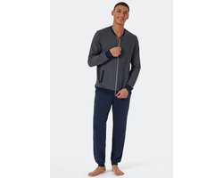 Schiesser Huispak met rits blauw