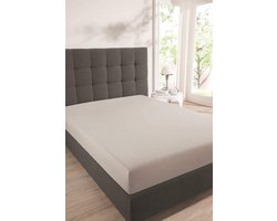Schiesser Premium Hoeslaken – 95% Katoen/5% Elastaan – Onderlaken met elastiek – Geschikt voor boxspring en waterbed – 100x200 cm – Zilver