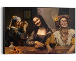 Schilderij Girls Night Out - 60x90cm - Hout - REINDERS