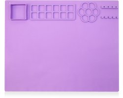 schildermat - schilderen - siliconen - 3 in 1 - paars