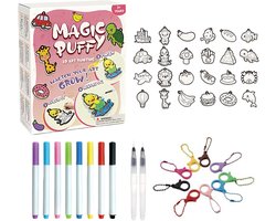 Schilderset Kinderen - 3D Schilderen Schuim - Artistiek Knutselen - Leuke 3D Textuur - 12 Kleuren - Multicolor