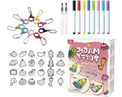 Schilderset Schuim - 3D Tekenset - Kinderen Knutselen - Levendige Kleuren - 12 Kleuren - Multicolor