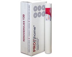 Schildervlies Renovatievlies 130 g Profhome 399-130 glad wit vliesbehang onderbehang overschilderbaar 6 rollen 112,50 m2