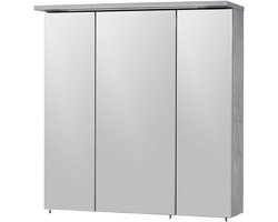 Schildmeyer Spiegelkast, 128522, 70,5 x 16 x 72,5 cm, steengrijs