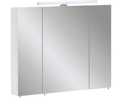 Schildmeyer Spiegelkast 80 x 16 x 75 cm - Badkamermeubel - Opbergkast.