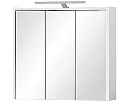 Schildmeyer Spiegelkast, houtmateriaal, 65 x 16 x 64 cm, mat wit