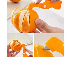 Schilmesje / Fruitmesje / Sinaasappel schillen / Opener / Fruit pellen / oranje