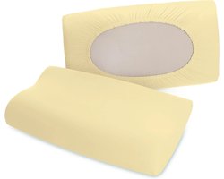 Schlafgut Pure flexible Kussensloop S-XL 164 Yellow Mid