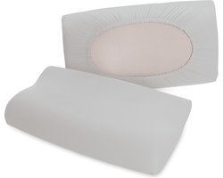 Schlafgut Pure flexible Kussensloop S-XL 511 Grey Light