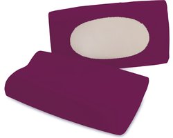 Schlafgut Pure flexible Kussensloop S-XL 542 Purple Deep