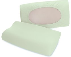Schlafgut Pure flexible Kussensloop S-XL 643 Green Light