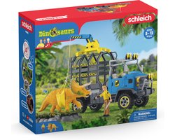 schleich DINOSAURUS - Dinosauriërs truckmissie - Dino Speelgoed - Kinderspeelgoed voor Jongens en Meisjes - 4 tot 12 jaar 42565