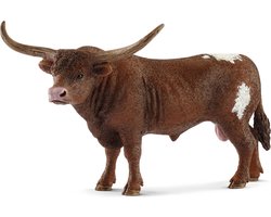 schleich FARM WORLD - Texas longhorn stier - Speelfiguur - Kinderspeelgoed voor Jongens en Meisjes - 3 tot 8 jaar - 13866