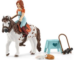 schleich HORSE CLUB - Mia & Spotty - Speelfigurenset - Kinderspeelgoed voor Jongens en Meisjes - 9 Onderdelen
