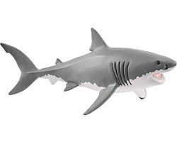 schleich WILD LIFE - Witte Haai - Speelfiguur - Kinderspeelgoed voor Jongens en Meisjes - 3 tot 8 jaar - 14809