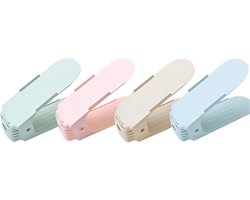 Schoenen Opbergsysteem Verstelbaar - Schoenenopbergers - Schoenenrek - Schoenenkast - Schoenen Organizer – Set van 12 - Mix