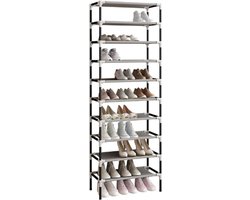 Schoenen Organizer Opberg Rek Houder Voor 6 - 12 - 18 - 24 - 30 Paar Schoenen Ruimtebesparend Eenvoudige Montage