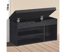 Schoenenbank - Met Opbergruimte - 3 Open Vakken – Slimme Opslag