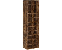 Schoenenkast 54x34x183 cm - Houten Opbergoplossing voor Schoenen