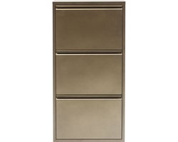 Schoenenkast Caruso bronze 3 laden Kare Design