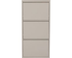 Schoenenkast Caruso creme 3 laden Kare Design