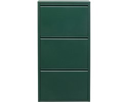 Schoenenkast Caruso groen 3 laden Kare Design