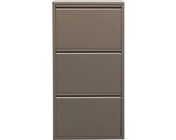 Schoenenkast Caruso taupe 3 laden Kare Design