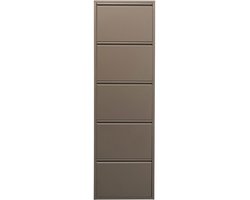 Schoenenkast Caruso taupe 5 laden Kare Design