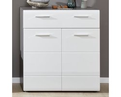Schoenenkast Line | 80 x 35 x 87 cm | High Glossy White