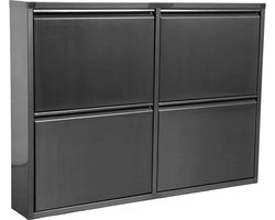 Schoenenkast Met 2+2 Laden Transparant