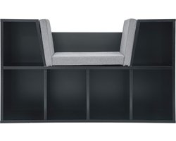 Schoenenkast met zitkussen - schoenen laarzen opbergen