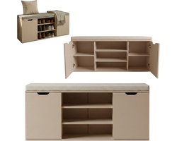 Schoenenkast met zitplaats PORTA, 103 x 30 x 46 cm