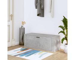 Schoenenkast - Opberger - Schoenen Opbergen - Smal Ontwerp - 100 cm - Beton Grijs