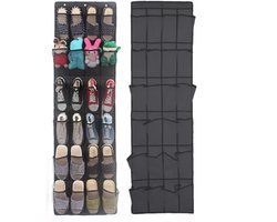 Schoenenkast – Opbergkast Schoenen – Opvouwbare Schoenenrek – Schoenen opbergen aan de deur – Schoenenkast Hangend – 24 vakken