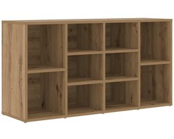 Schoenenkast | Schoenenbank | Schoenenrek Anders artisanaal eikenkleurig 103 x 30 x 54,5 cm