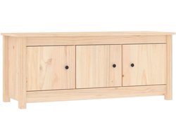 Schoenenkast | Schoenenrek | Opbergkast 110x38x45,5 cm massief grenenhout