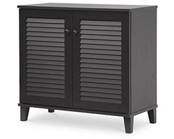 Schoenenopslagkast Espresso - Modern en Ruimtebesparend