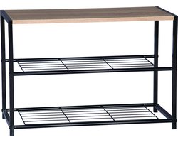 Schoenenrek - Opbergrek Schoenen - Schoenenkast - Kast voor Schoenen - Bruin - 2 Laags