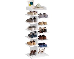 Schoenenrek - Schoenen Rek - Schoenenrek Wit - Schoenenrek Hout - Schoenenrek Deur - Schoenenbank - Schoenen - Schoenenkast - Schoenenkasten - Schoenen Kast - Kast - Kasten - Opberg Kast - Opbergkasten - Organizer - Organizer Schoenen