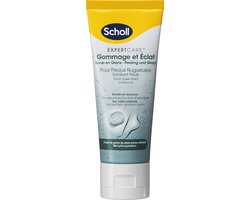 Scholl Voetscrub Scrub & Glans - Exfolieer en Hydrateer - Puimsteen Scrub voor Eelt - Eeltvewijderaar - 75 ml