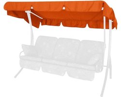 Schommelbank 3 persoon Zonnedak Swingtex terracotta 210 x 145 cm Schommelbank 3 person