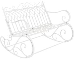 Schommelbank Greenough 85x113x95 cm max 200 kg wit