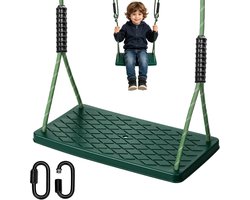 Schommelstoel 270 kg - Groene Tuinschommel - Antislip Rubber - Voor Binnen en Buiten