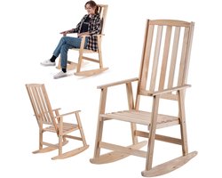 Schommelstoel hout Crenay naturel