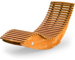 Schommelstoel – Ligstoel – Lounger – Tuinstoel – Relaxstoel – FSC Acaciahout – Ergonomisch Design