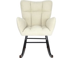 Schommelstoel Novi at Home Teddy Beige