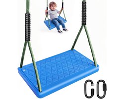 Schommelstoel - Schommelbankje Speelgoed - Buiten Spelen - Antislip Rubber - 150 kg Max - Blauw