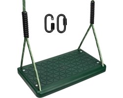 Schommelstoel - Schommelzitting Tuin - Buiten Spelen - Antislip Rubber - 150 kg - Groen