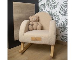Schommelstoel ~ Teddy Beige